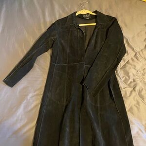 Guess Black Trench Coat with Tailored Fit